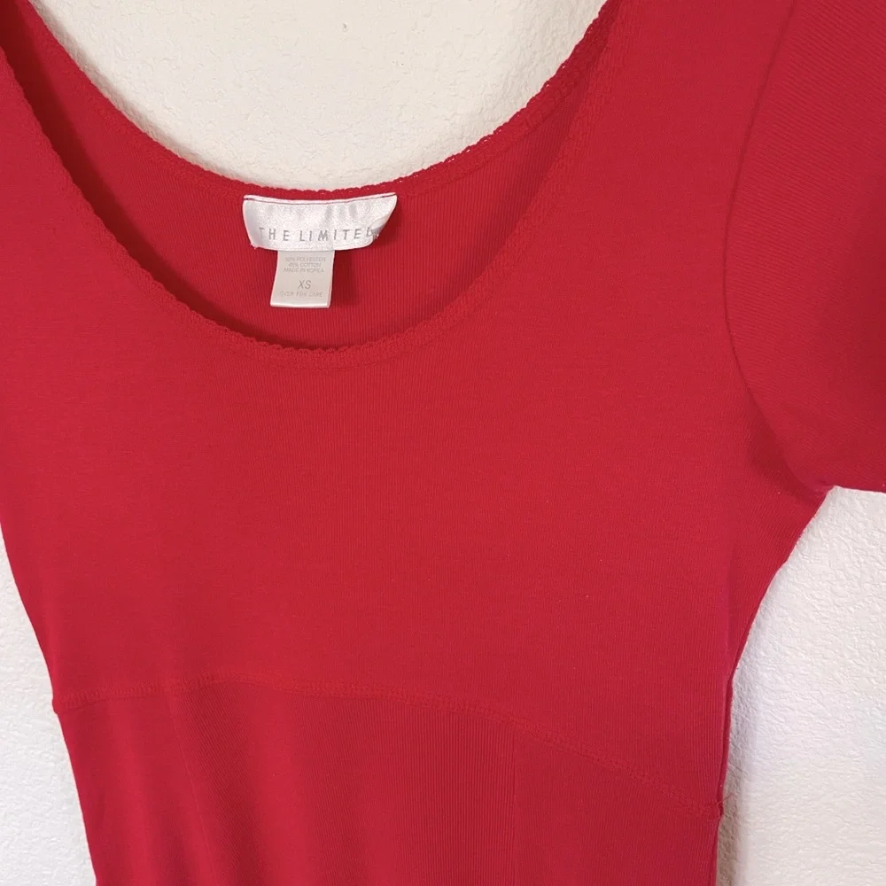 The Limited 90’s Vintage red babydoll skater dress
